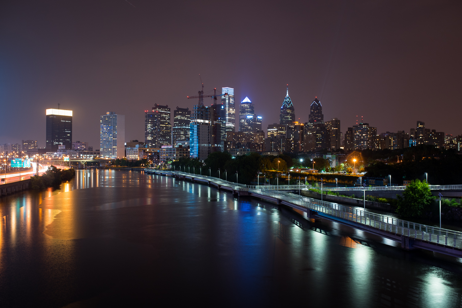 Skyline at night!
