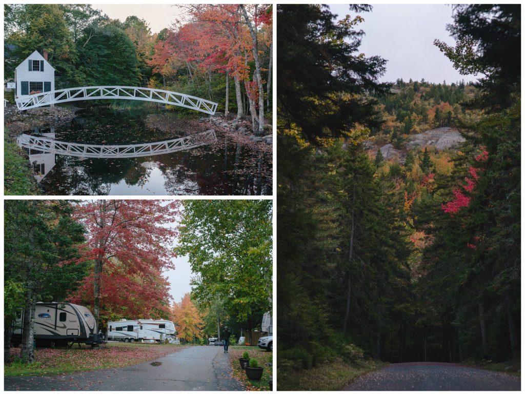 Mount Desert and Bar Harbor fall scenery 
