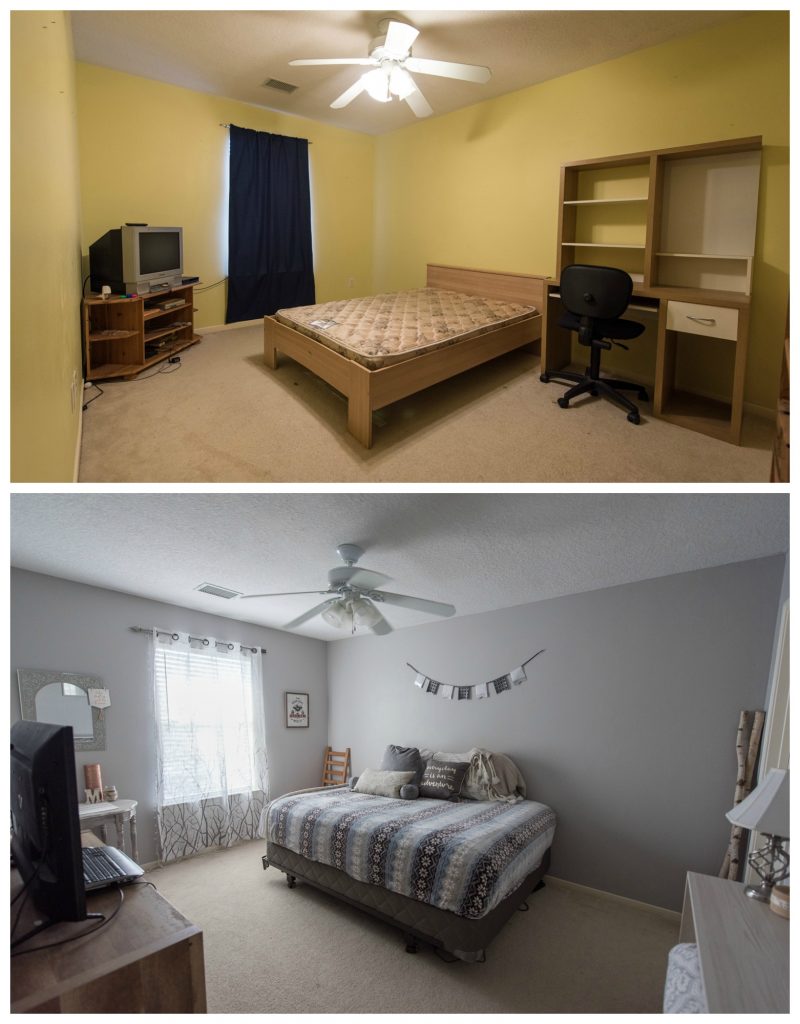 before and after makeover painting renovation