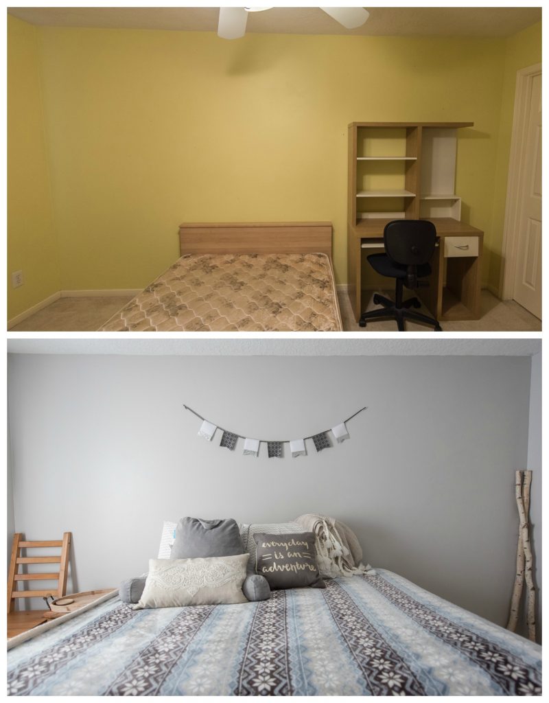 before and after home makeover renovation painting katy texas