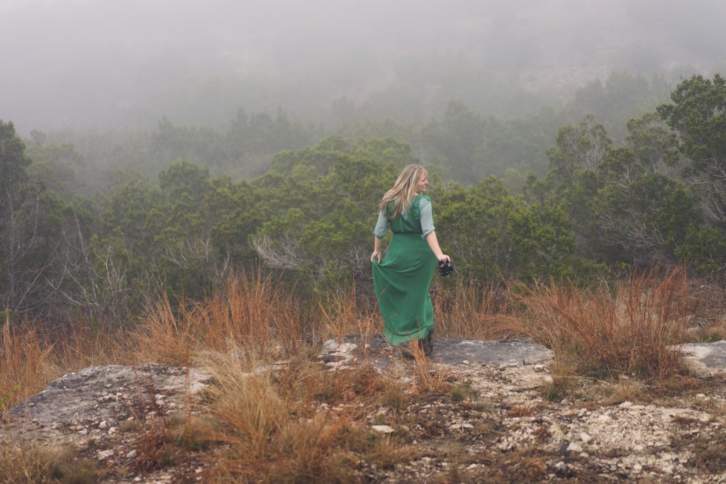 fog mountains hill country texas austin san antonio