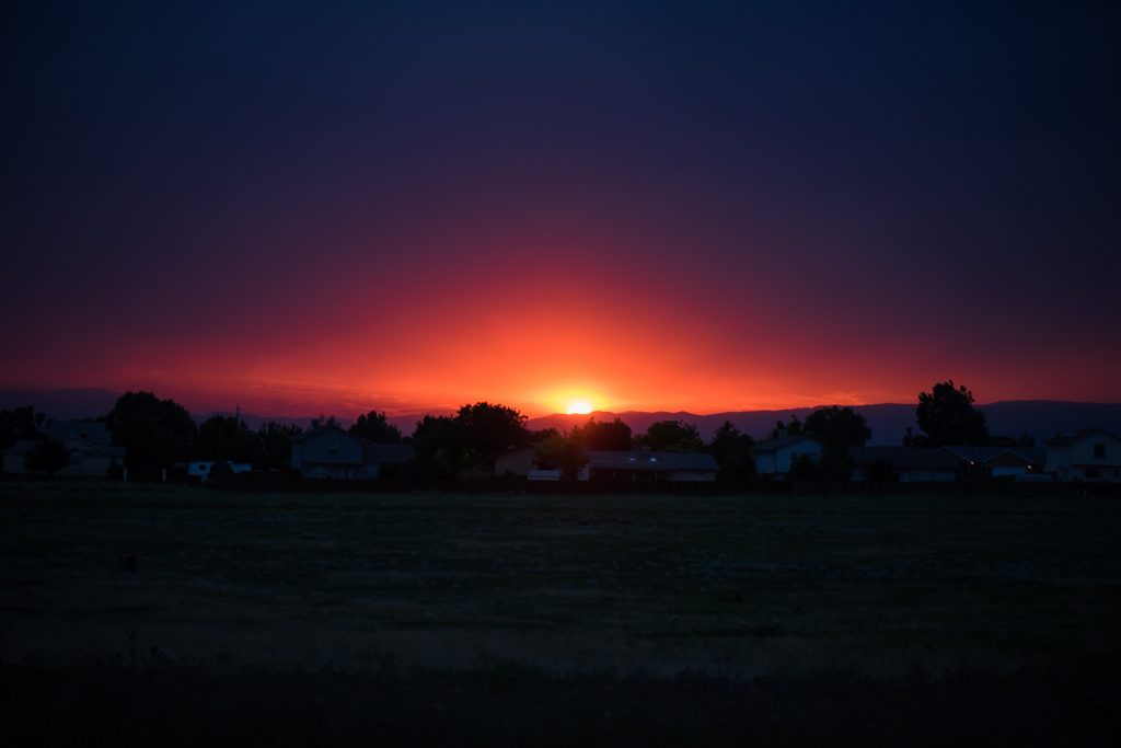 road trip driving colorado sunset pueblo scenery landscape