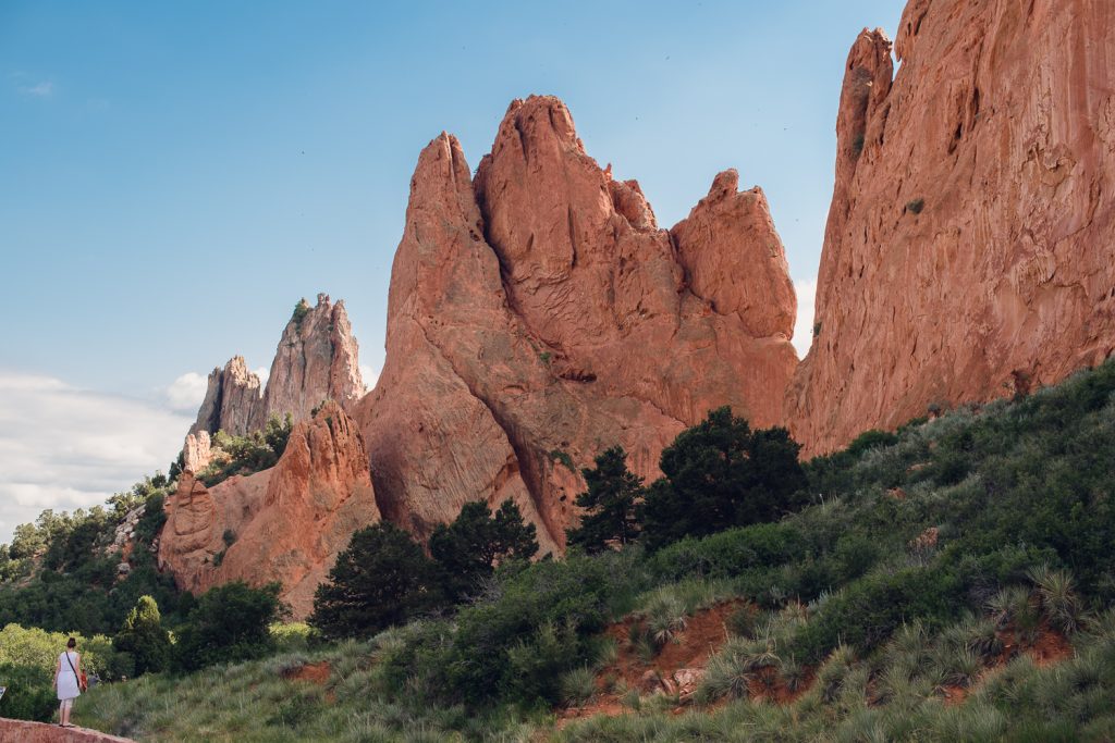 red rocks, colorado springs, park, garden of the gods, hiking