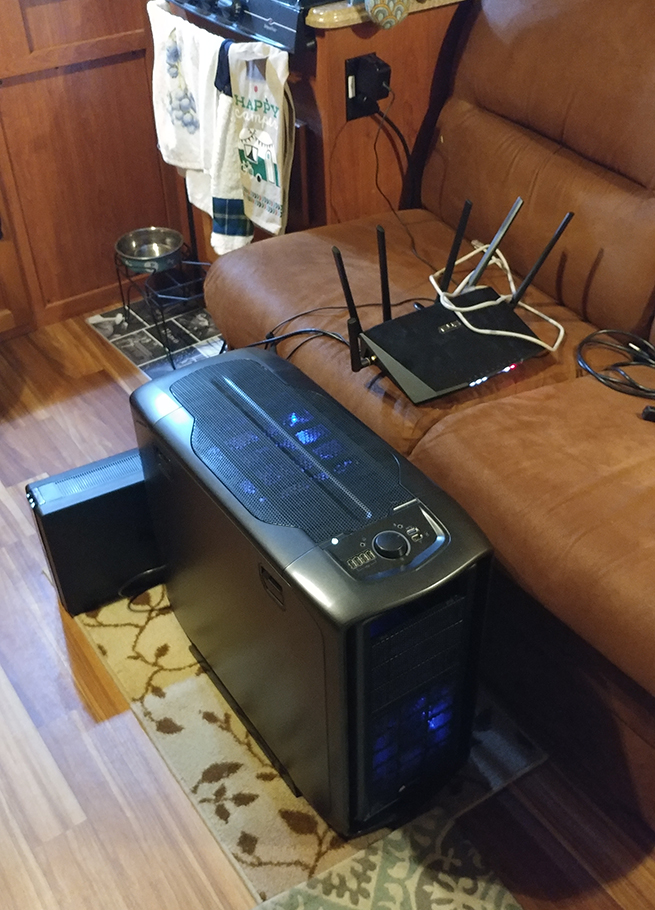 Our entertainment and backup server for now